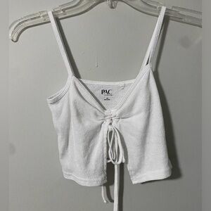 Pacsun PacCares White Crop Top